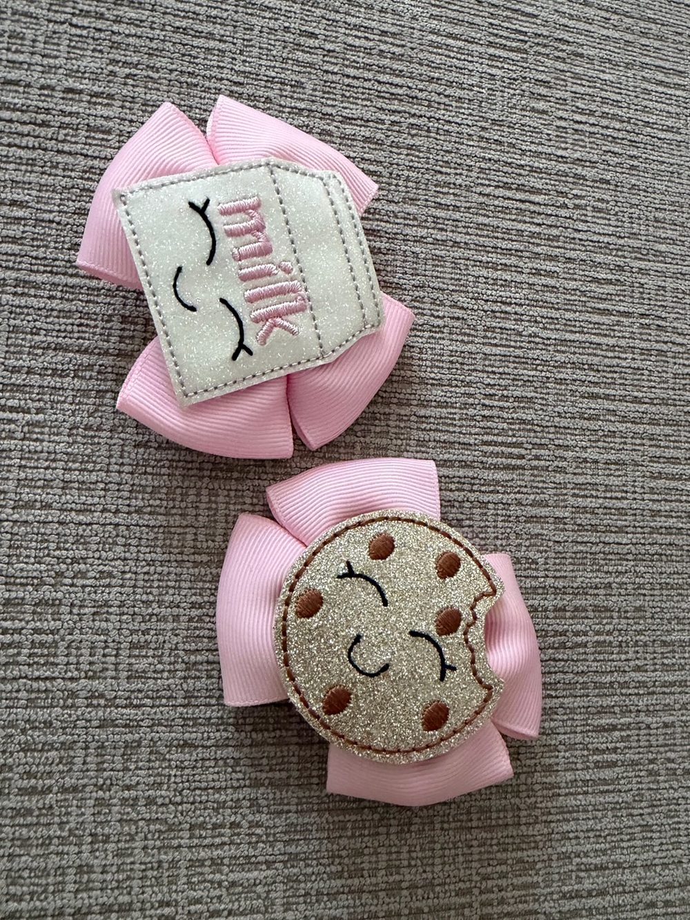 Milk & cookie toddler bow pack